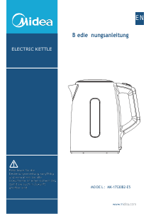 Instrukcja Midea MK-17S30B2-E5 Czajnik