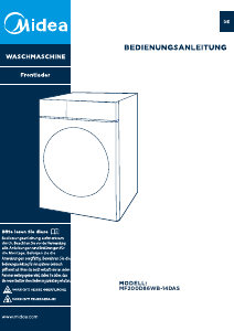 Bedienungsanleitung Midea MF200D86WB-14DAS Waschtrockner