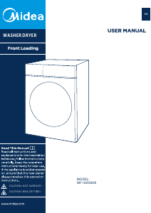 Manual Midea MF10ED80B Washer-Dryer