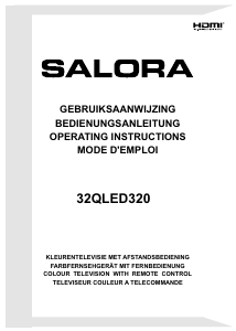 Bedienungsanleitung Salora 32QLED320 LED fernseher