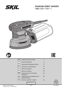 Mode d’emploi Skil 7461 AA Ponceuse excentrique