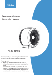 Manuale Midea NF20-18URE Termoventilatore