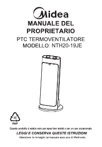 Manual de uso Midea NTH20-19JE Calefactor