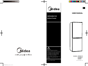 Handleiding Midea MDRB521MGA46O Koel-vries combinatie