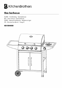 Handleiding KitchenBrothers KB1004020 Barbecue