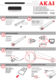Handleiding Akai TB35032S Home cinema set