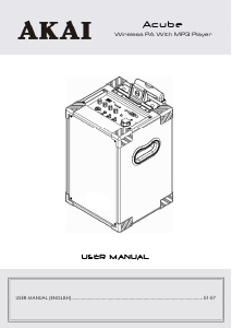 Handleiding Akai Acube Luidspreker