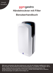 Bedienungsanleitung GGM Gastro HTWKE7 Händetrockner