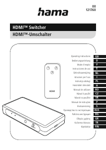 Handleiding Hama 00121760 HDMI Switch