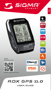 Bedienungsanleitung Sigma ROX GPS 11.0 Fahrradcomputer