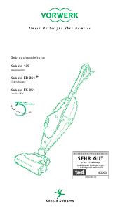 Bedienungsanleitung Kobold 135 Staubsauger