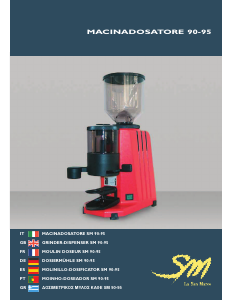 Handleiding La San Marco SM 95 Koffiemolen