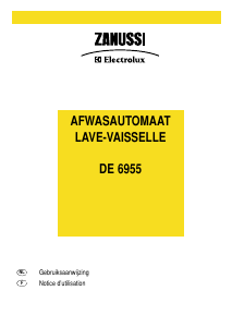 Handleiding Zanussi-Electrolux DE 6955 Vaatwasser