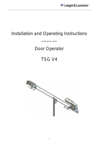 Handleiding Langer & Laumann TSG V4 Garagedeuropener