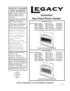 Handleiding Legacy RMC-LC10LP Kachel