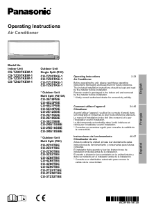 Manual de uso Panasonic CS-TZ35TKEW-1 Aire acondicionado