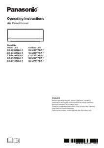 Handleiding Panasonic CS-Z35YKEA-1 Airconditioner