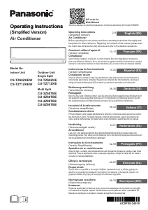 Handleiding Panasonic CU-TZ60ZKE Airconditioner