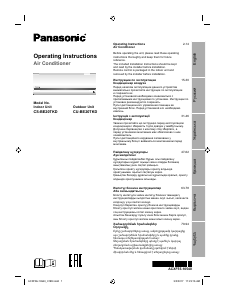 Handleiding Panasonic CU-BE20TKD Airconditioner