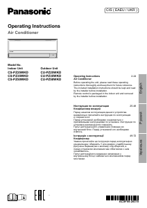 Manual Panasonic CU-PZ35WKD Air Conditioner