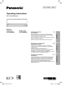 Handleiding Panasonic CU-PZ20WKD Airconditioner