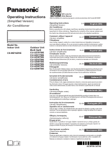 Handleiding Panasonic CS-MZ16ZKE Airconditioner