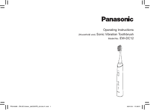 Handleiding Panasonic EW-DC12 Elektrische tandenborstel