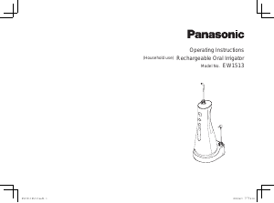 Manual de uso Panasonic EW1513 Irrigador bucal