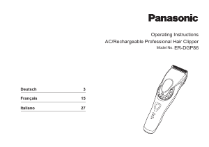 Bedienungsanleitung Panasonic ER-DGP86 Haarschneider