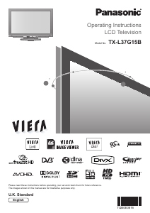 Handleiding Panasonic TX-L37G15B Viera LCD televisie