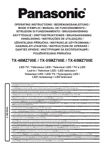 Handleiding Panasonic TX-65MZ700E LED televisie