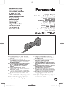 Manual de uso Panasonic EY46A5 Herramienta multifuncional