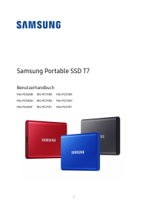 Bedienungsanleitung Samsung MU-PC1T0T T7 SSD