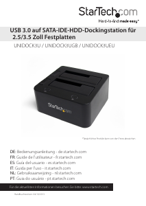 Bedienungsanleitung StarTech UNIDOCK3U Festplatten Dock