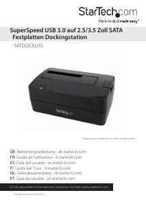 Bedienungsanleitung StarTech SATDOCKU3S Festplatten Dock