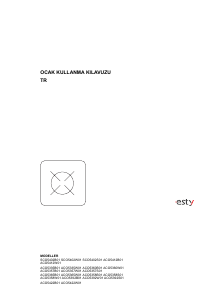 Kullanım kılavuzu Esty SCO5402S01 Ocak