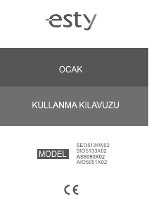 Kullanım kılavuzu Esty SIO5133X02 Ocak