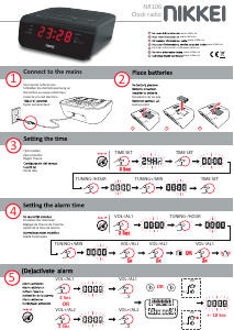 Handleiding Nikkei NR106 Wekkerradio