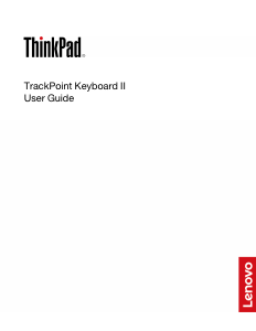 Handleiding Lenovo ThinkPad TrackPoint Keyboard II Toetsenbord