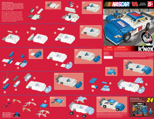 Manual K'nex set 36002 Nascar National Guard car