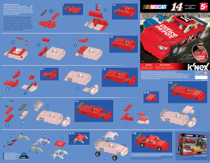 Manual K'nex set 36009 Nascar Tony Stewart car