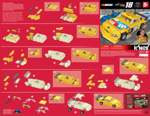 Manual K'nex set 36018 Nascar M&Ms car