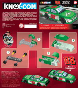 Manual K'nex set 36025 Nascar amp Energy micro car