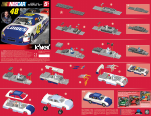 Manual K'nex set 36048 Nascar Lowes car