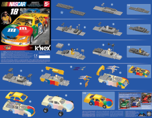 Manual K'nex set 36049 Nascar M&Ms car