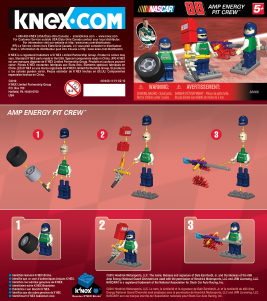 Manual K'nex set 36066 Nascar Amp Energy pit crew