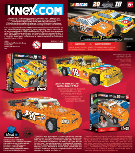 Manual K'nex set 36119 Nascar 20 vs. 18