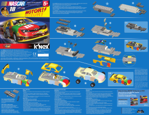 Manual K'nex set 36223 Nascar M&Ms car