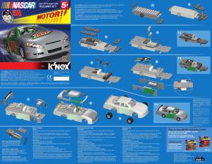 Manual K'nex set 36225 Nascar Diet Mountain Dew car