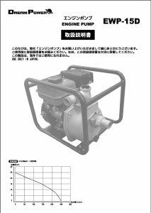 説明書 ドリームパワー EWP-15D 水ポンプ